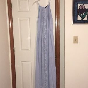 Light blue maxi dress